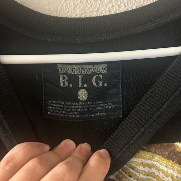 Black Notorious B.I.G. crewneck sweatshirt #hiphop #torrid #rap - Picture 2 of 2